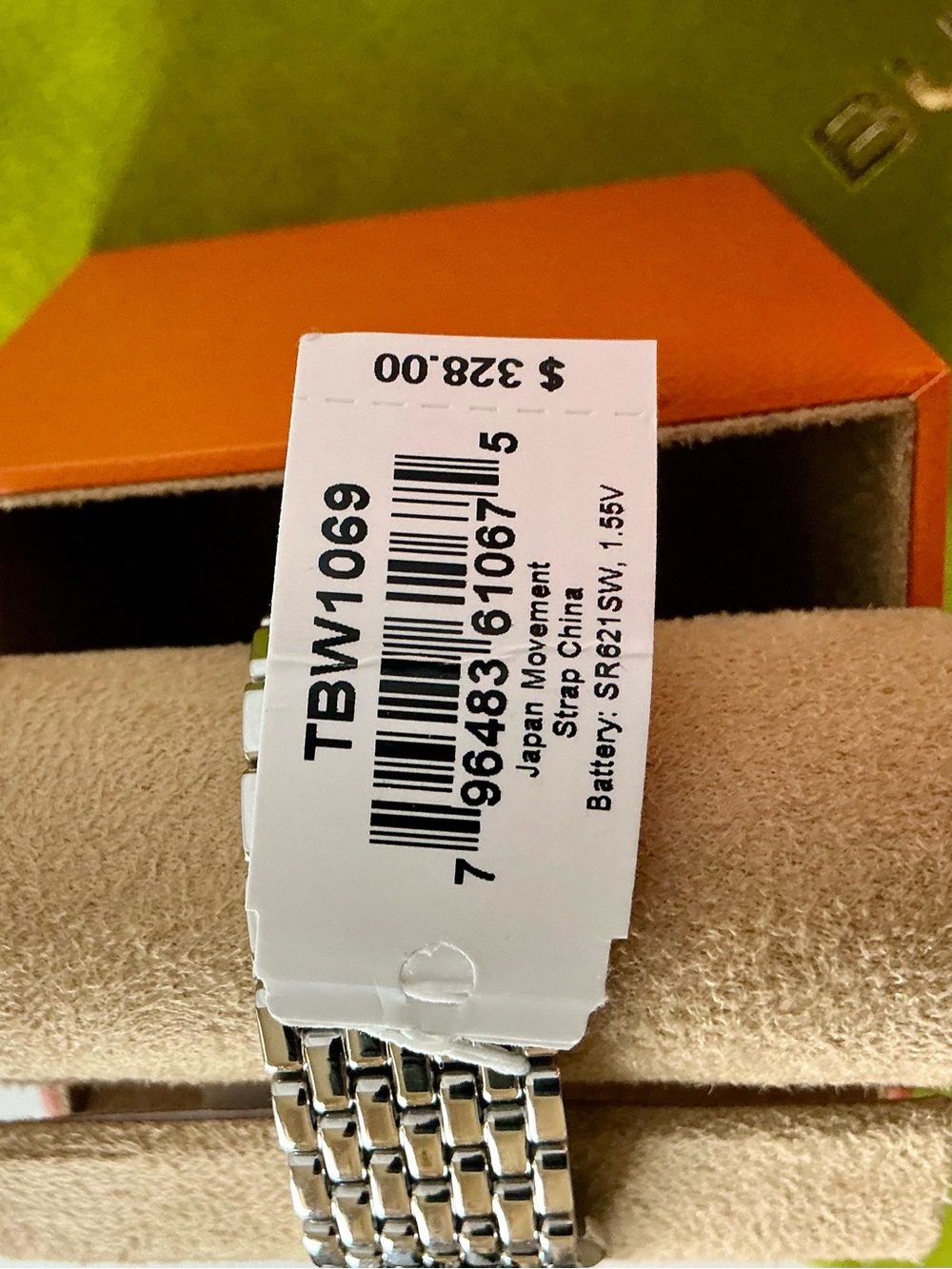 Tory Burch Eleanor Silver Stainless Steel Watch TBW1069 NWT Boxed - Picture 3 of 12